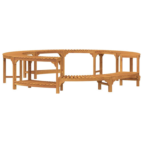 Circonferenza per Vasca Idromassaggio Legno Acacia Marrone Ø255 x 55,5 cm