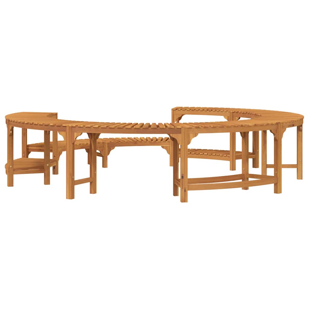 Circonferenza per Vasca Idromassaggio Legno Acacia Marrone Ø255 x 55,5 cm