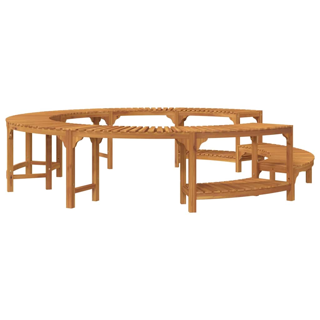 Circonferenza per Vasca Idromassaggio Legno Acacia Marrone Ø255 x 55,5 cm