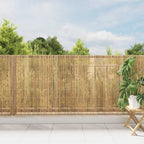 Recinzione in Bambù Naturale 400 x 125 cm