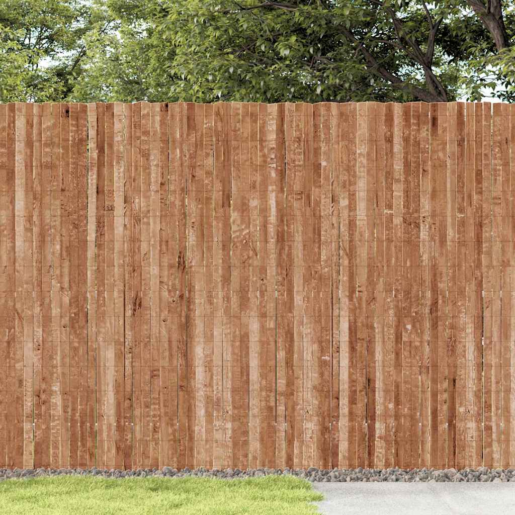 Recinzione in corteccia marrone 400 x 150 cm