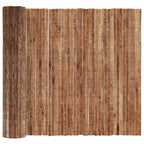 Recinzione in corteccia marrone 600 x 125 cm