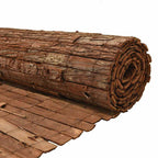 Recinzione in Corteccia Marrone 600 x 150 cm