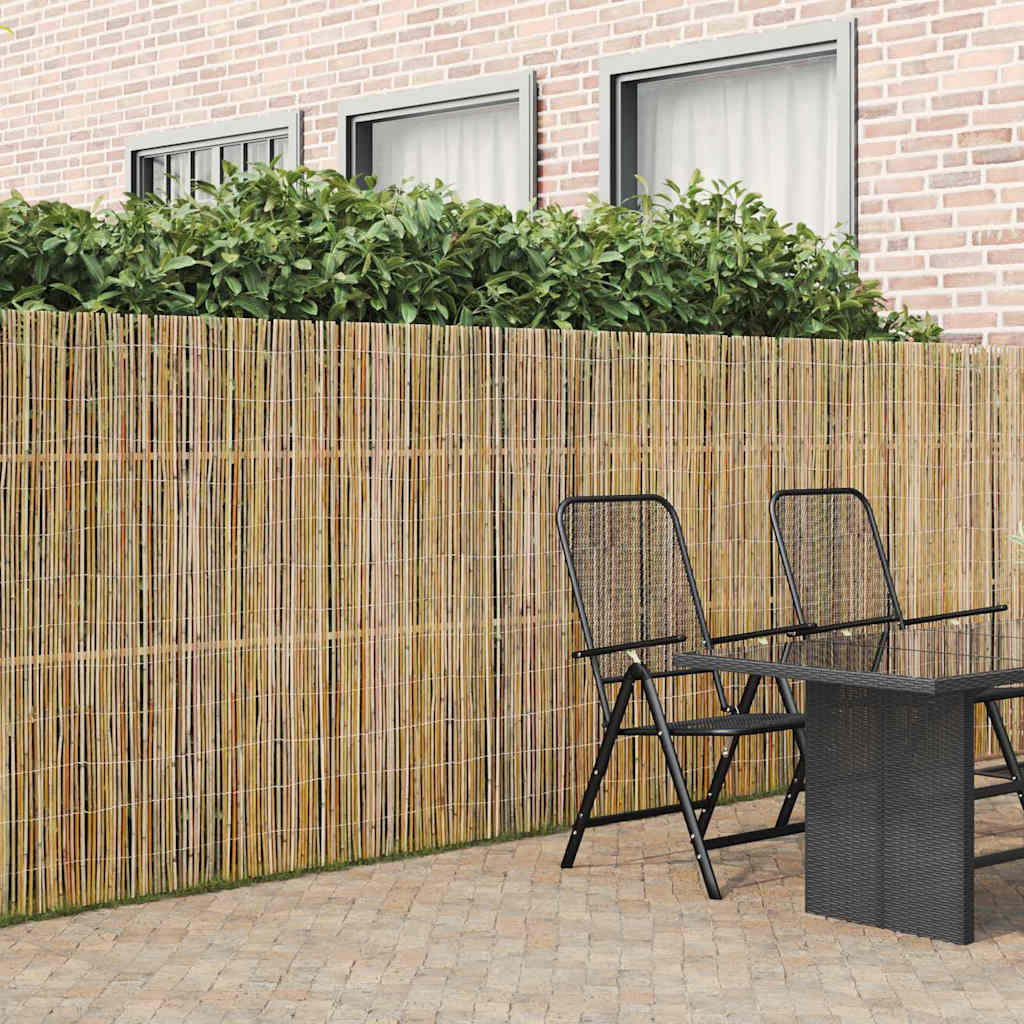 Recinzione in Bambù Naturale 400 x 150 cm