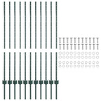 Palo per recinzione interrato Verde 160 cm - Set 11 pezzi