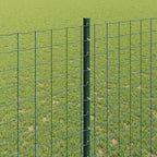 Palo per recinzione interrato 5 pezzi Verde 200 cm Acciaio verniciato