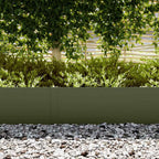 Bordura per Prato 30 pz Verde oliva 100 x 30 cm