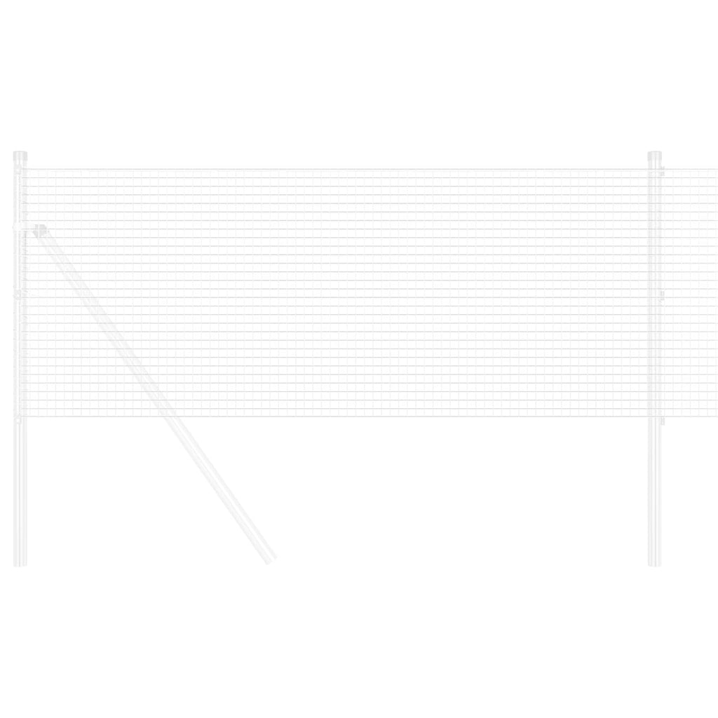Recinzione in Rete Saldato Argento 2500x120 cm