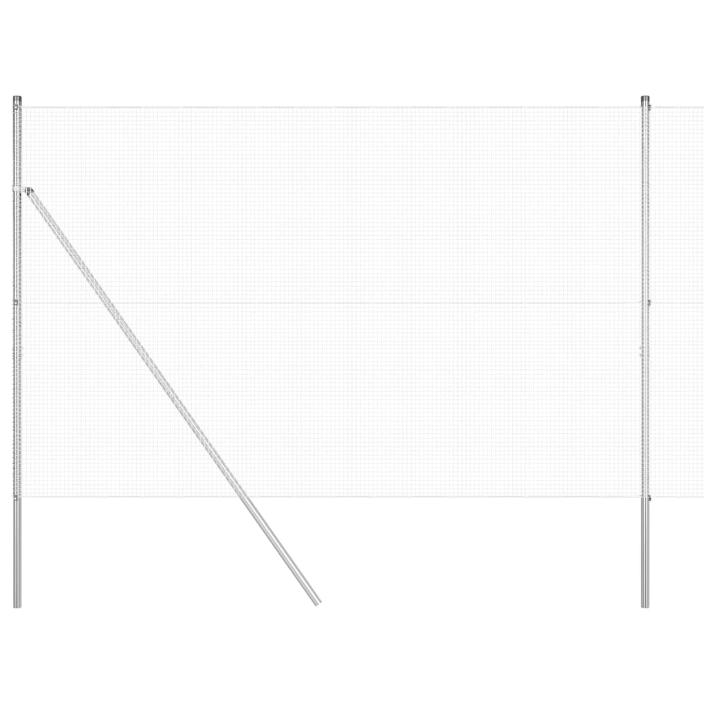 Recinzione in Rete Saldato Argento 1.6 x 25 m