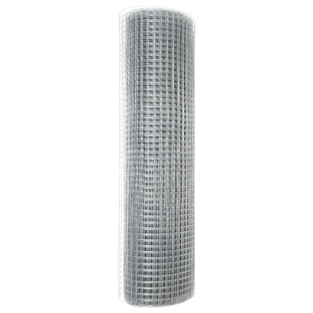 Recinzione in Rete Saldato Argento 5000 x 60 cm