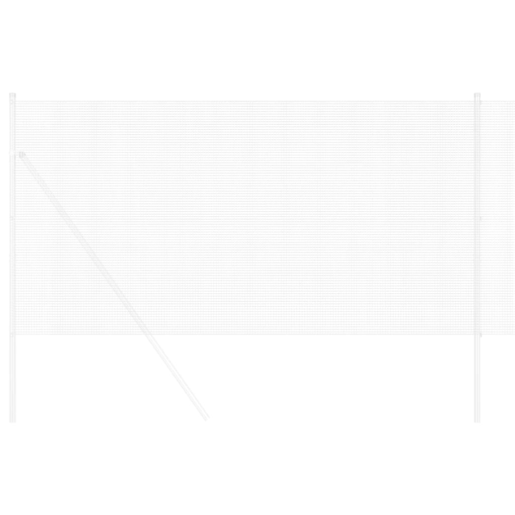 Recinzione in Rete Saldato Argento 5000x80 cm