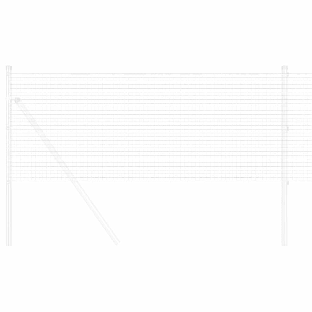 Recinzione in Rete Saldato Argento 5000 x 80 cm