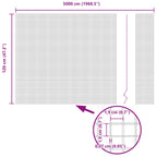 Recinzione in Rete Saldato Argento 5000 x 120 cm