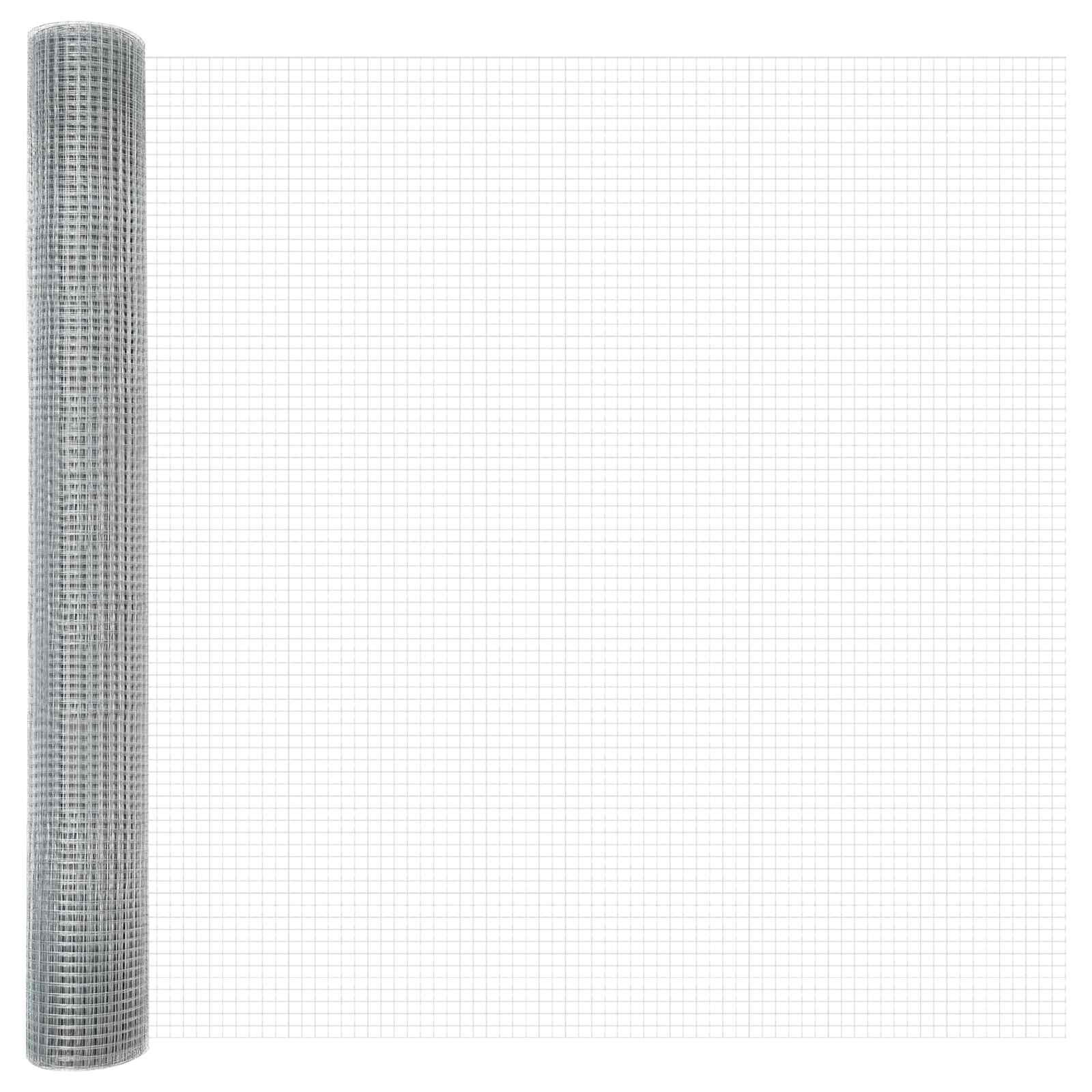 Recinzione in Rete Saldato Argento 5000 x 140 cm