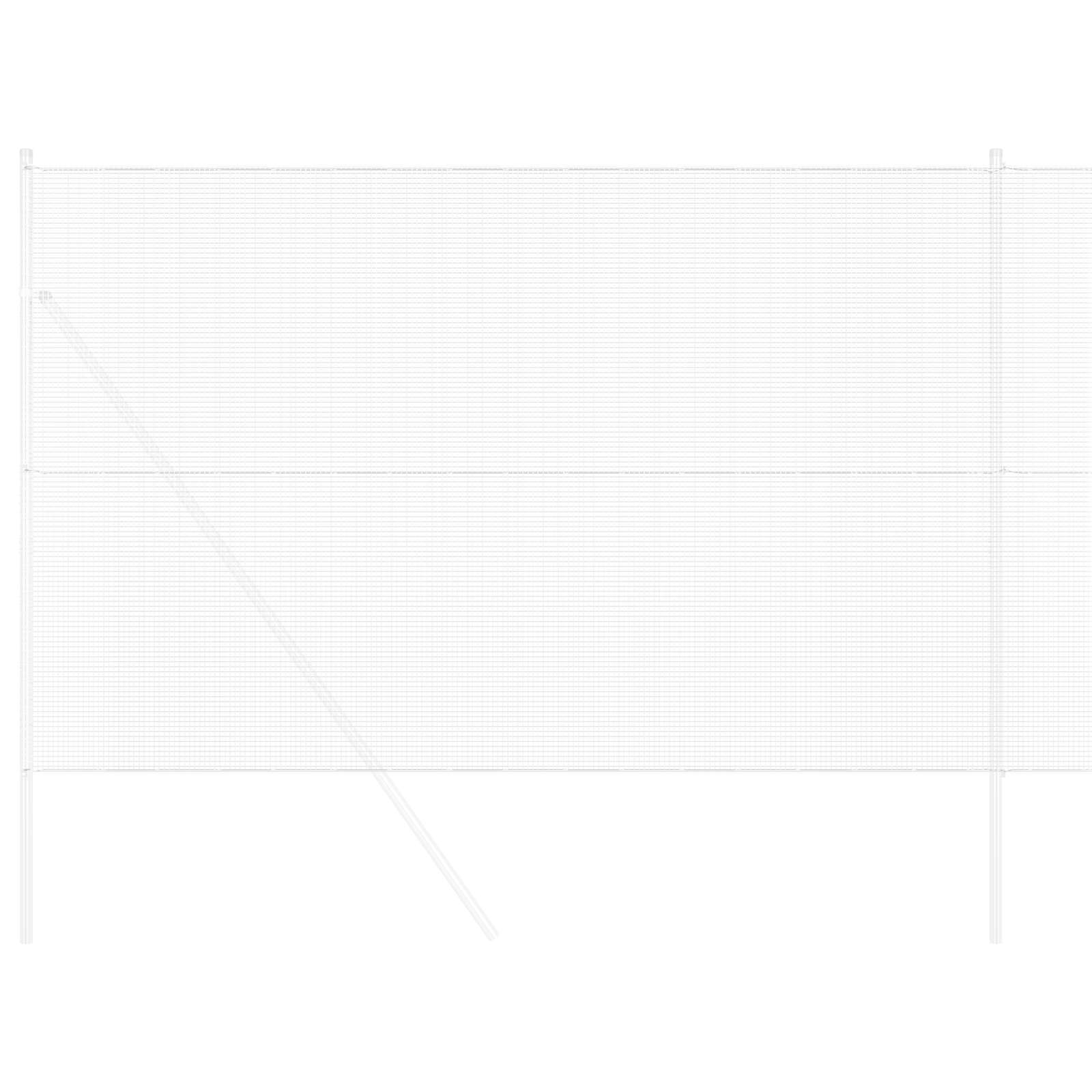 Recinzione in Rete Saldato Argento 5000 x 150 cm