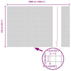 Recinzione in Rete Saldato Argento 5000 x 150 cm