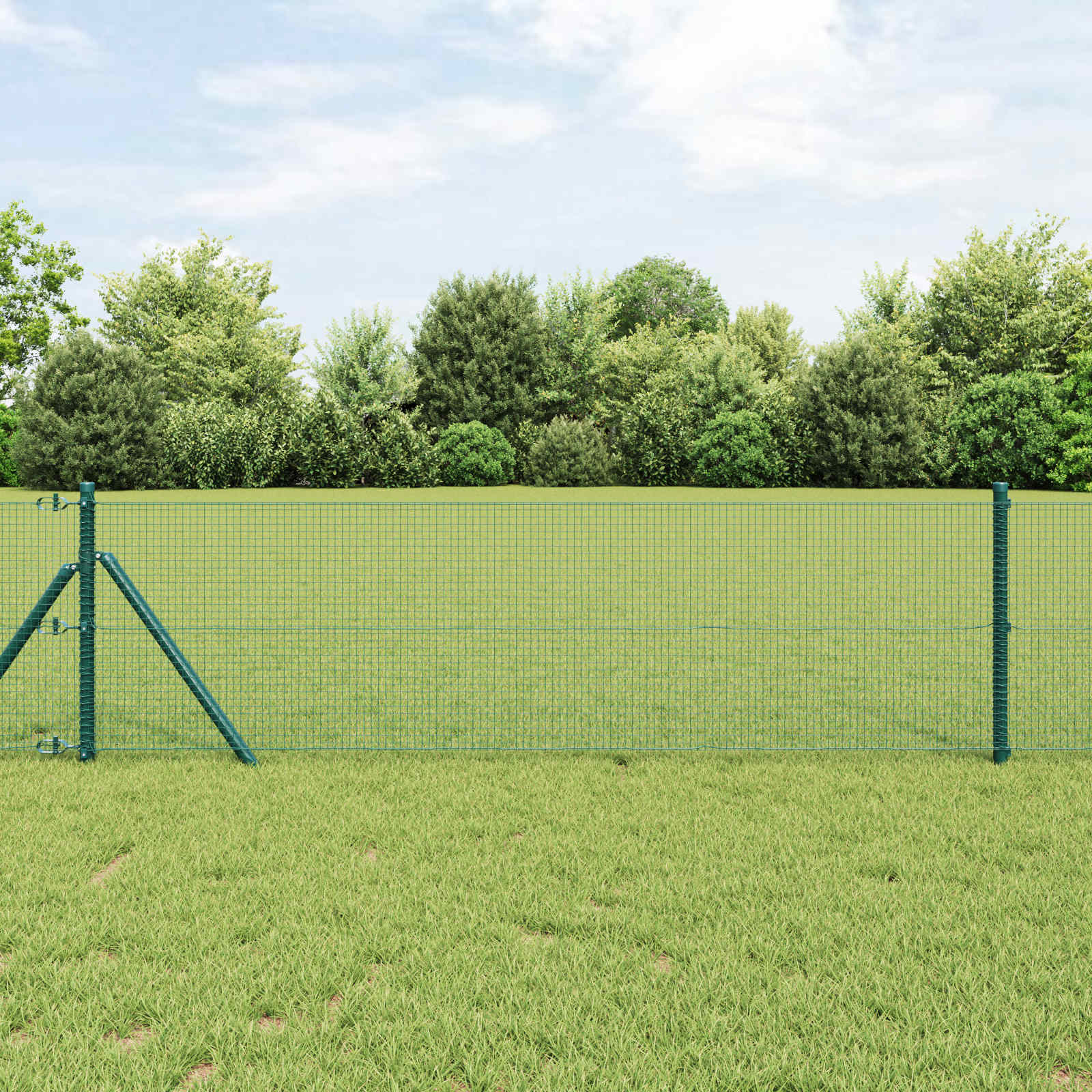 Recinzione in Rete Saldato Verde 1000x40 cm