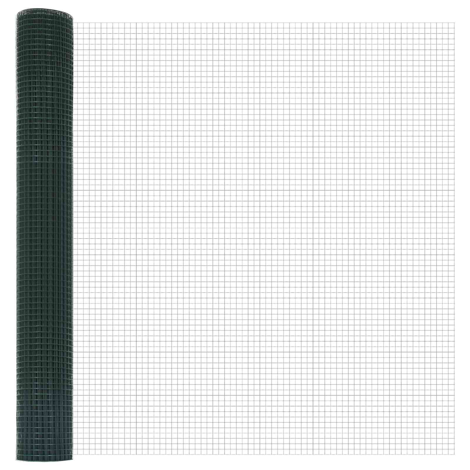 Recinzione in Rete Saldato Verde 2500x120 cm