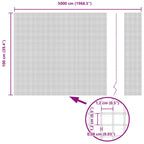Recinzione in Rete Saldato Verde 5000 x 100 cm