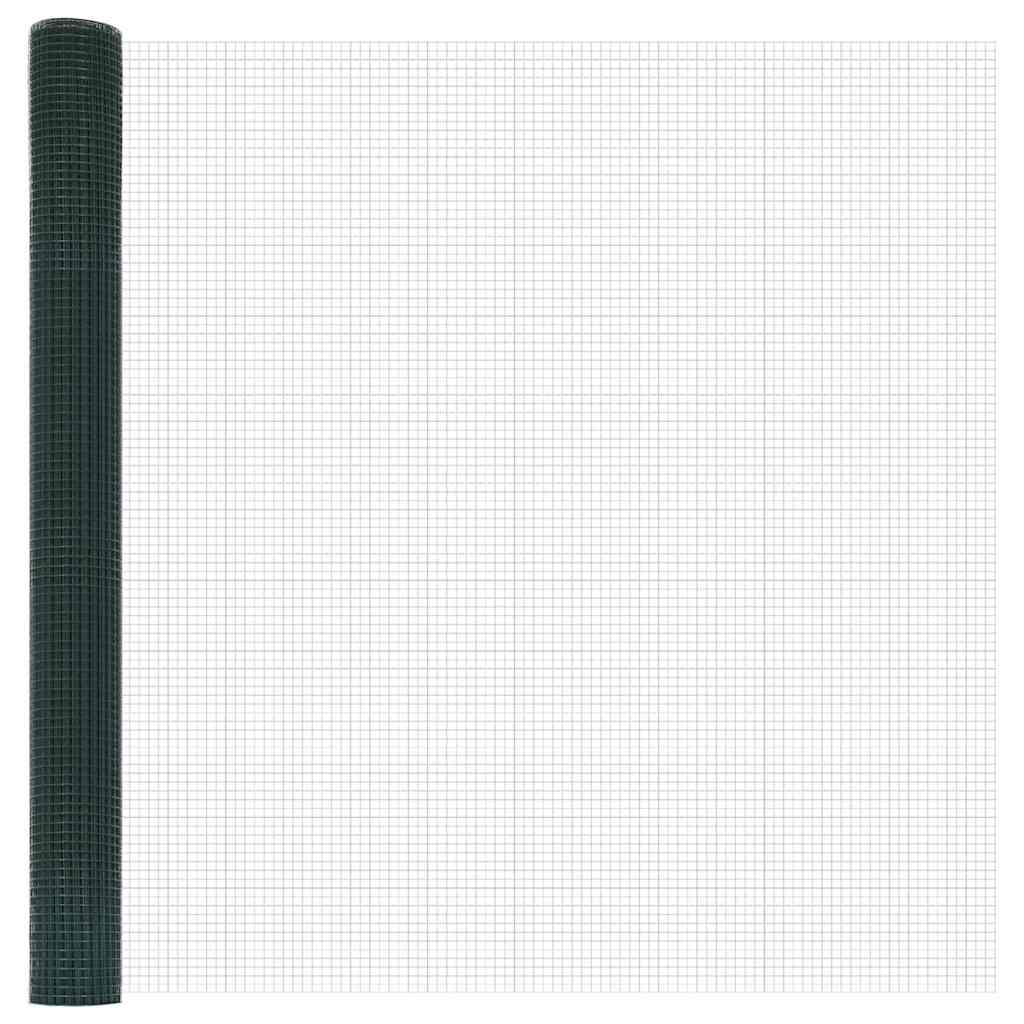 Recinzione in Rete Saldato Verde 5000 x 150 cm