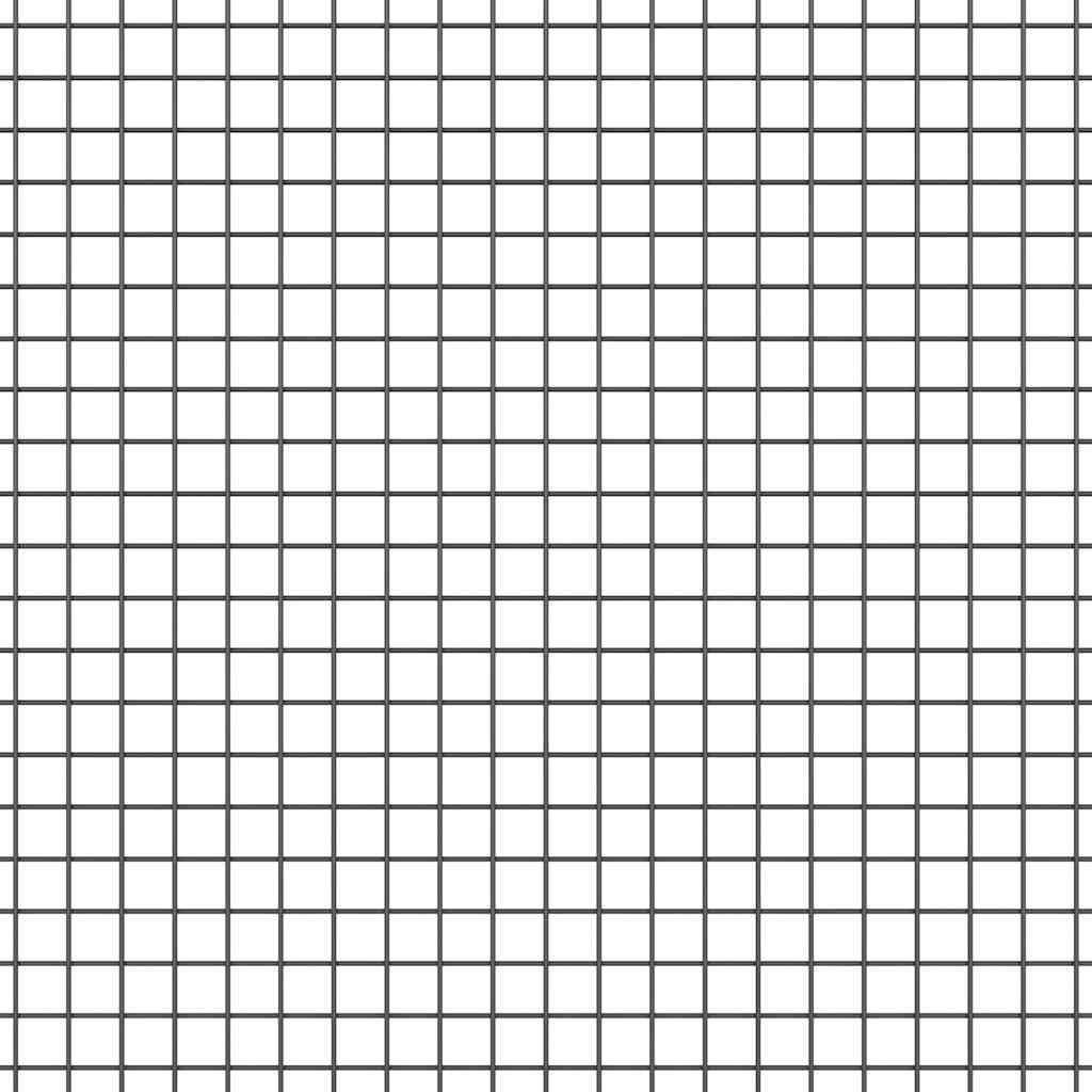 Recinzione in Rete Saldato Grigio 2500x60 cm