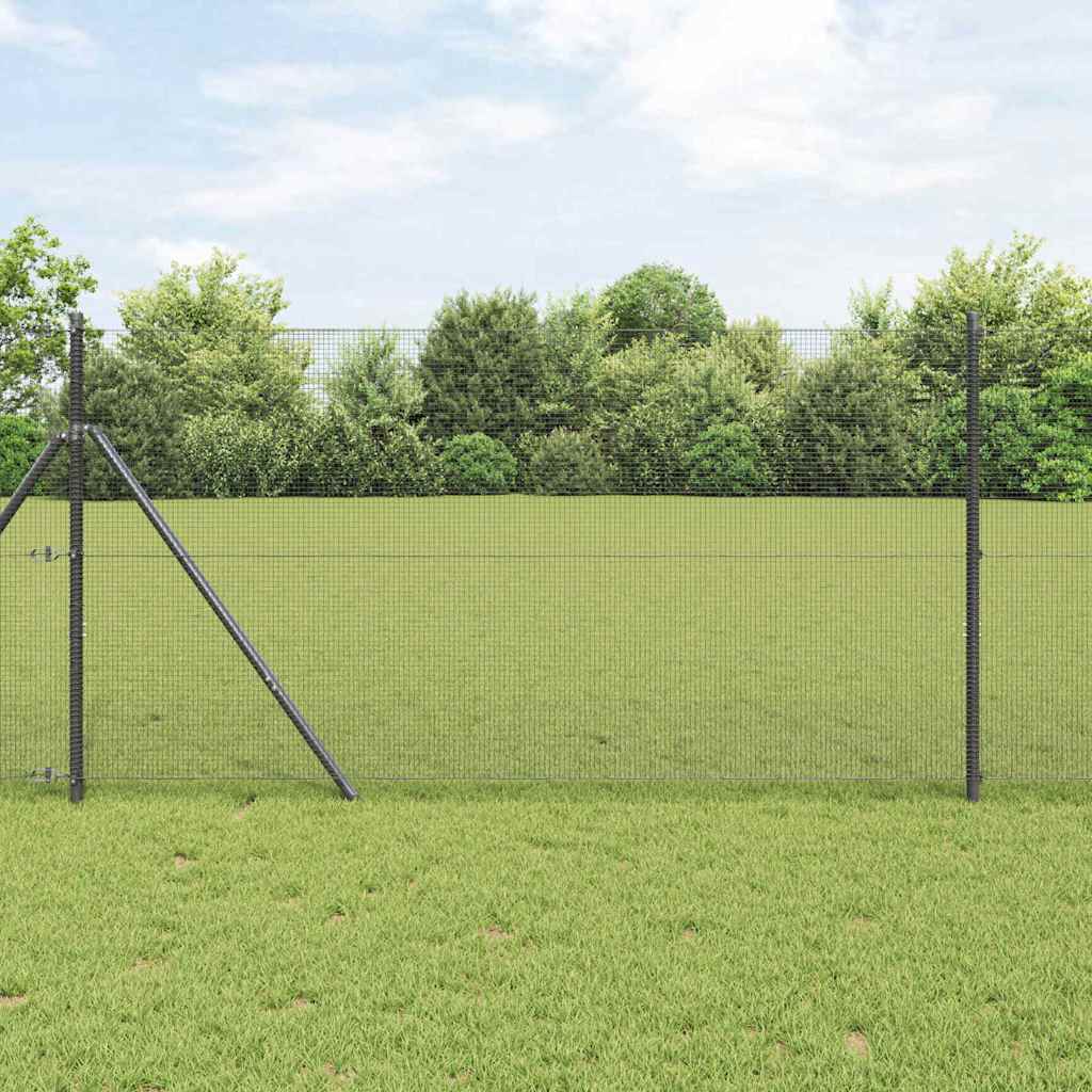 Recinzione in Rete Saldato Grigio 5000x100 cm