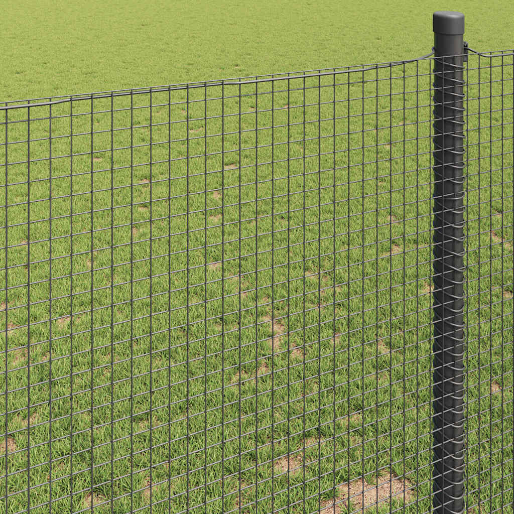 Recinzione in Rete Saldato Grigio 100x0,5 m