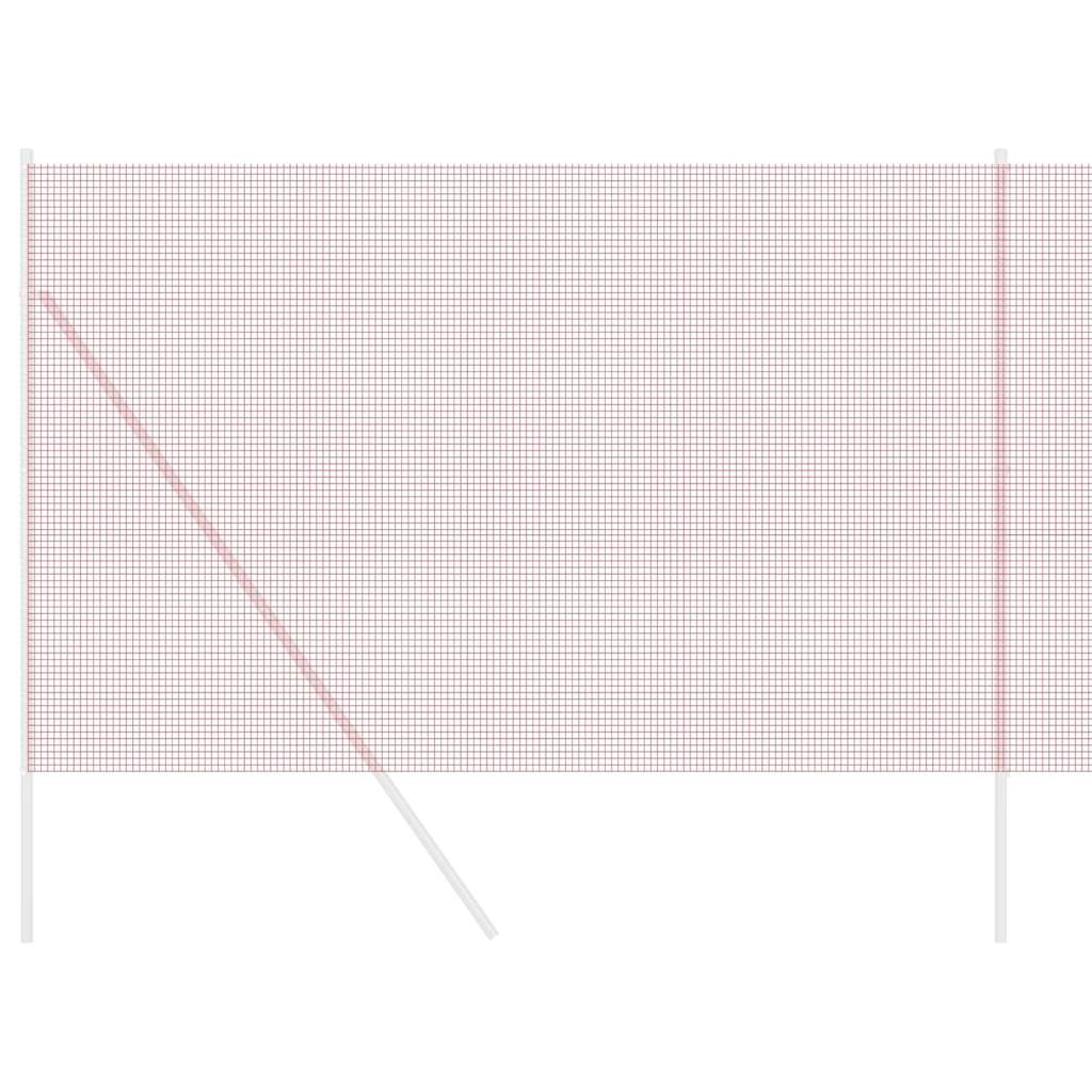 Recinzione in Rete Saldato Rosso 1000x150 cm