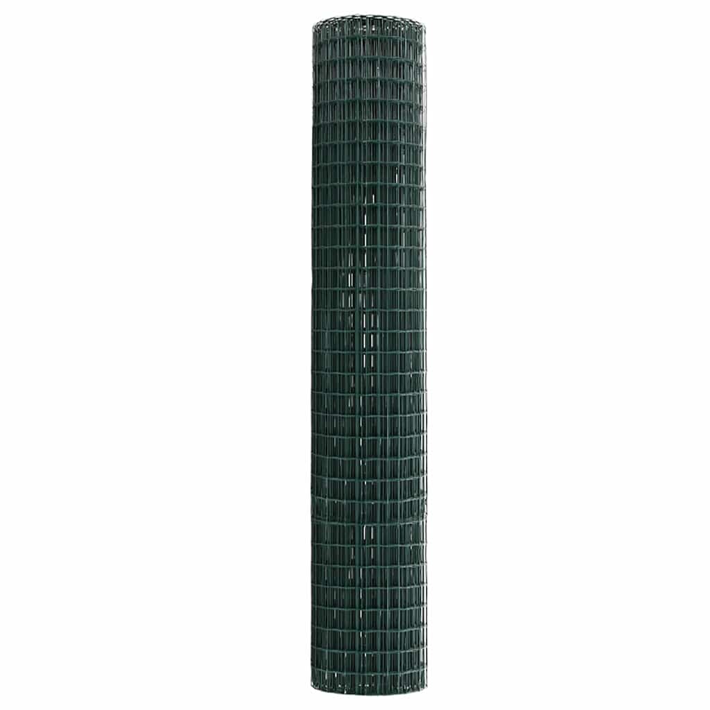 Recinzione Euro Verde 1,6 x 10 m Ferro rivestito in PVC