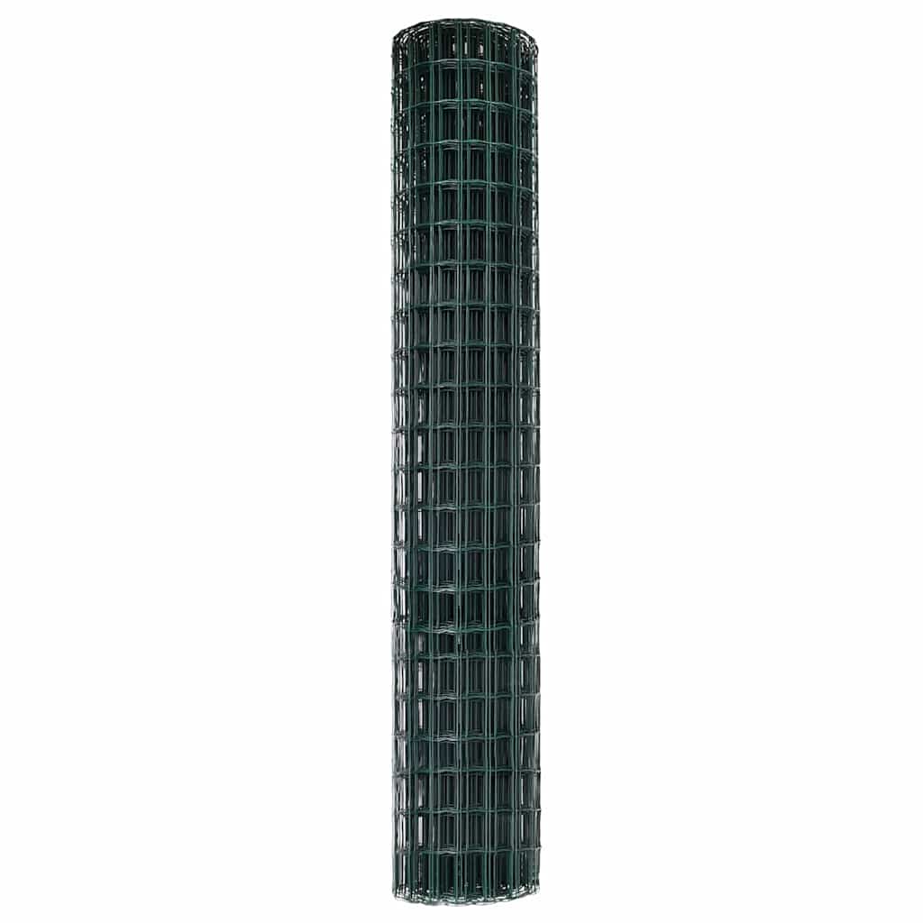 Recinzione Euro Verde 1,5 x 10 m Ferro rivestito in PVC