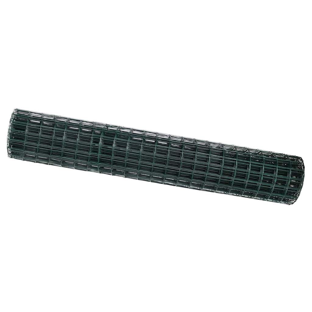 Recinzione Euro Verde 1,5 x 10 m Ferro Rivestito in PVC