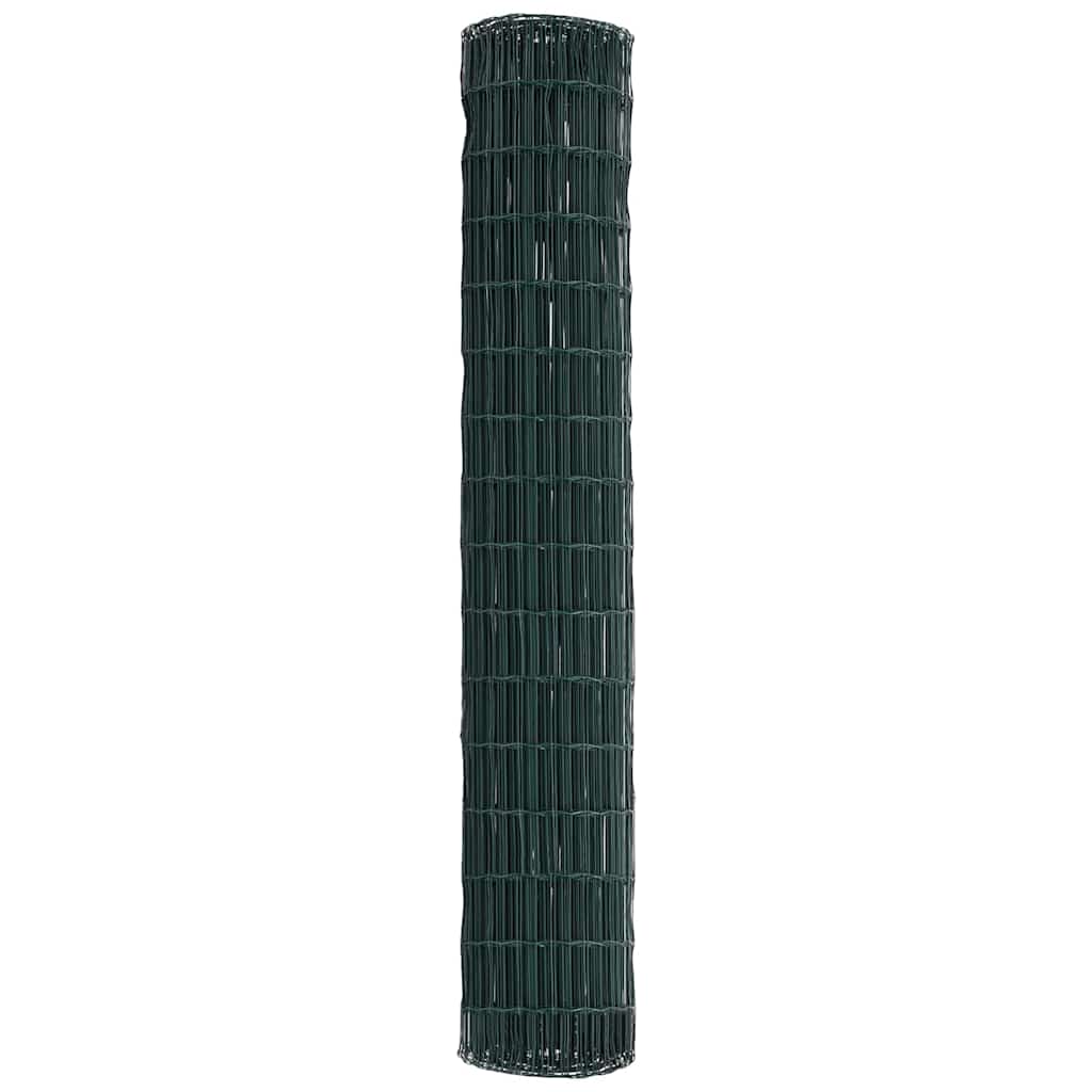 Recinzione Euro Verde 1,5 x 10 m Ferro Rivestito in PVC