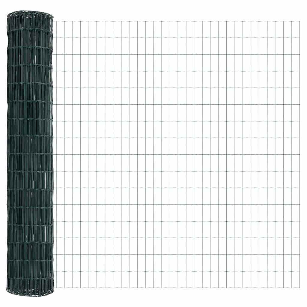 Recinzione Euro Verde 1,6 x 10 m Ferro rivestito in PVC