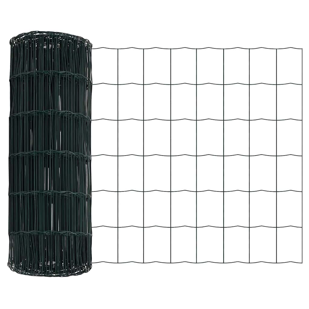 Recinzione Euro Verde 0,8 x 10 m Ferro rivestito in PVC