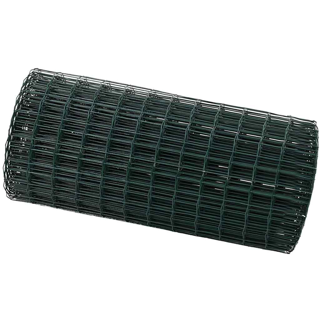 Recinzione Euro Verde 0,4 x 25 m Ferro rivestito in PVC