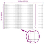 Recinzione Euro Verde 1 x 25m Ferro Rivestito in PVC