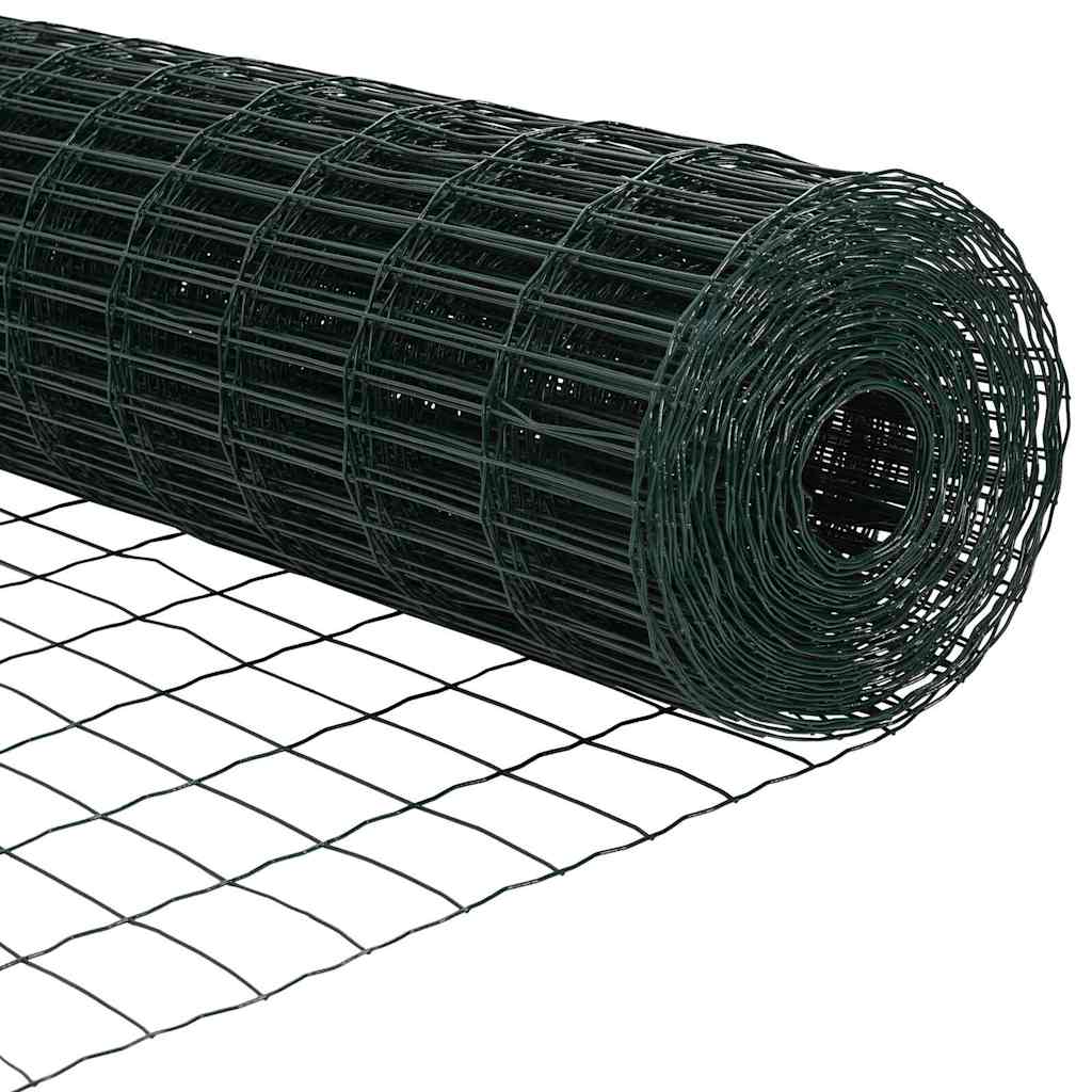 Recinzione Euro Verde 1 x 25 m Ferro rivestito in PVC