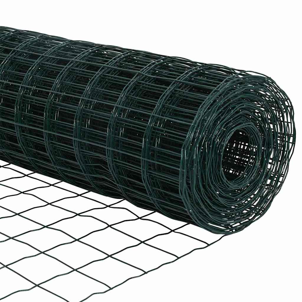 Recinzione Euro Verde 0,4 x 10 m Ferro rivestito in PVC