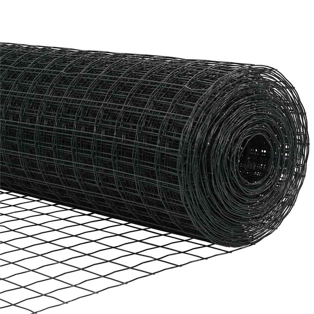 Recinzione Euro Grigio 1,6 x 10 m Ferro rivestito in PVC