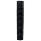 Recinzione Euro Grigio 1,6 x 10 m Ferro rivestito in PVC