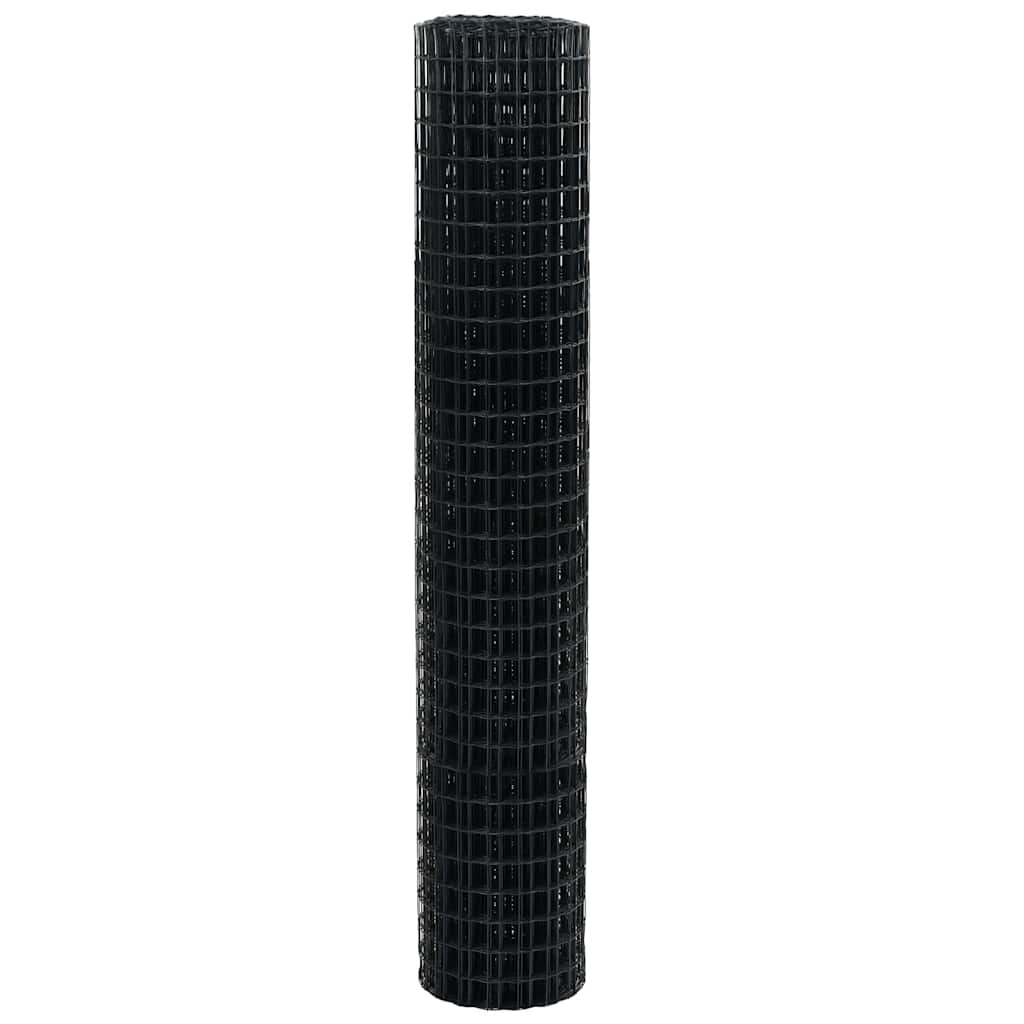Recinzione Euro Grigio 1,6 x 10 m Ferro rivestito in PVC