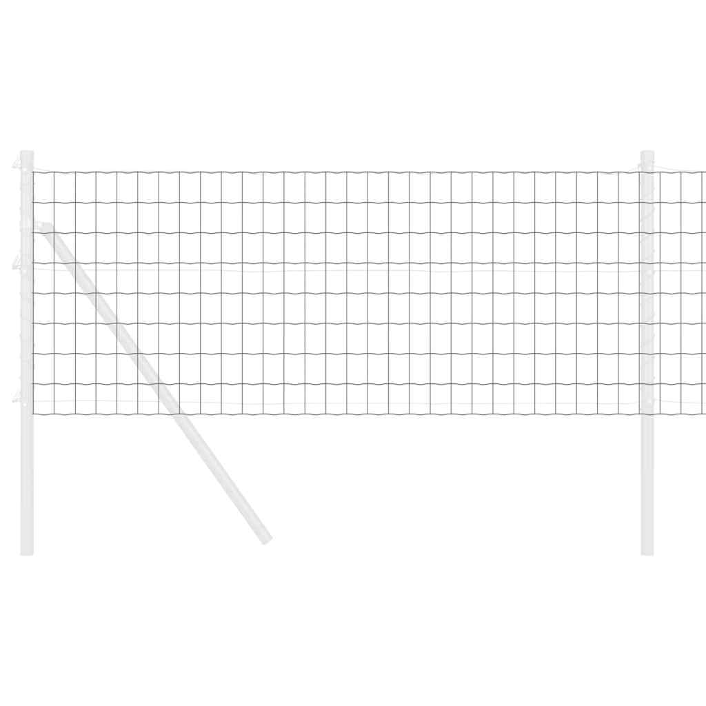 Recinzione Euro Grigio 0,4 x 10 m Ferro rivestito in PVC