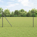 Recinzione Euro Grigio 1,4 x 10 m Ferro rivestito in PVC