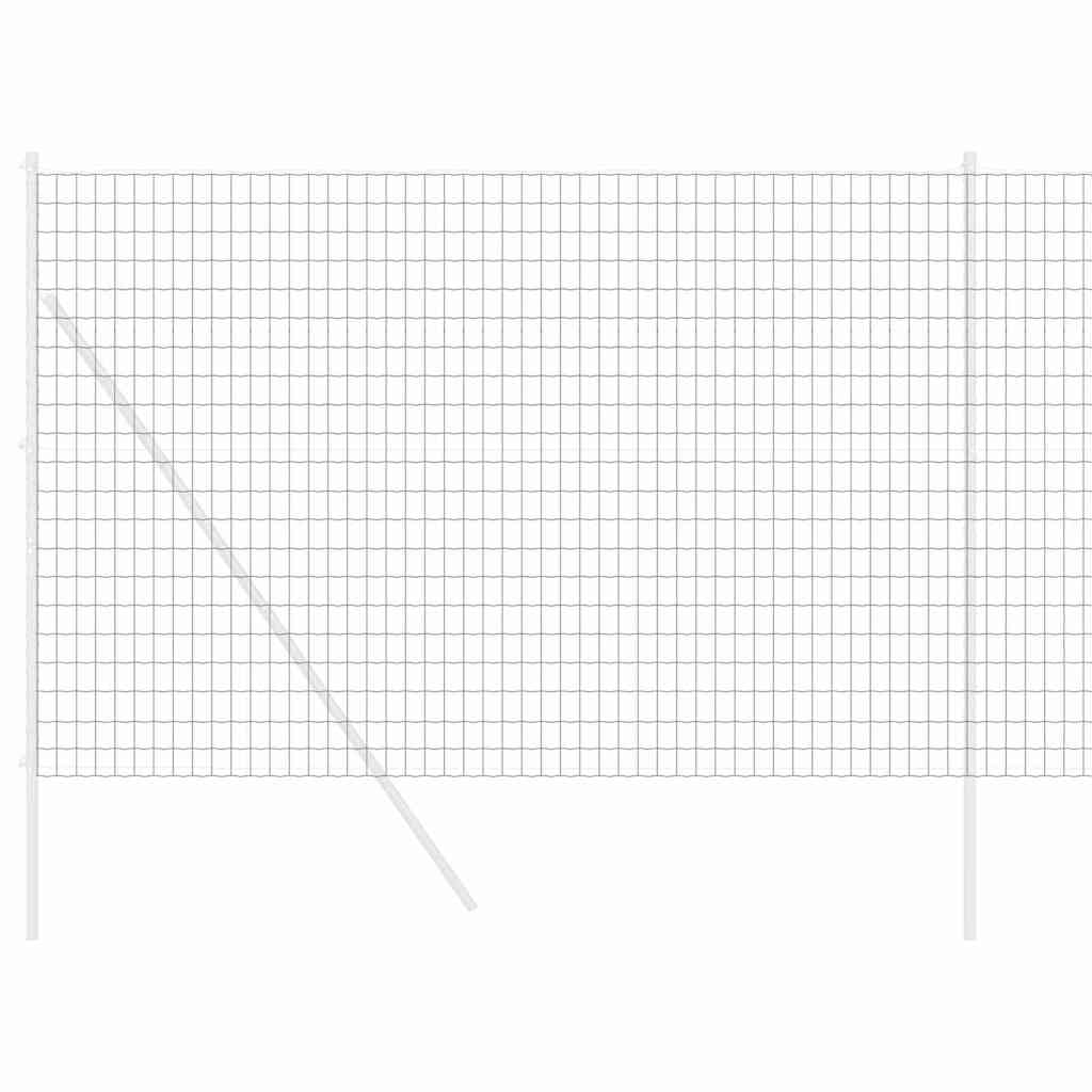 Recinzione Euro Grigio 1,6 x 10 m Ferro rivestito in PVC