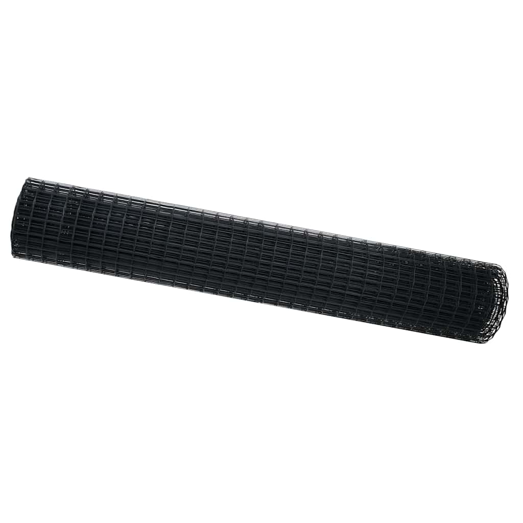 Recinzione Euro Grigio 1,5 x 10 m Ferro rivestito in PVC