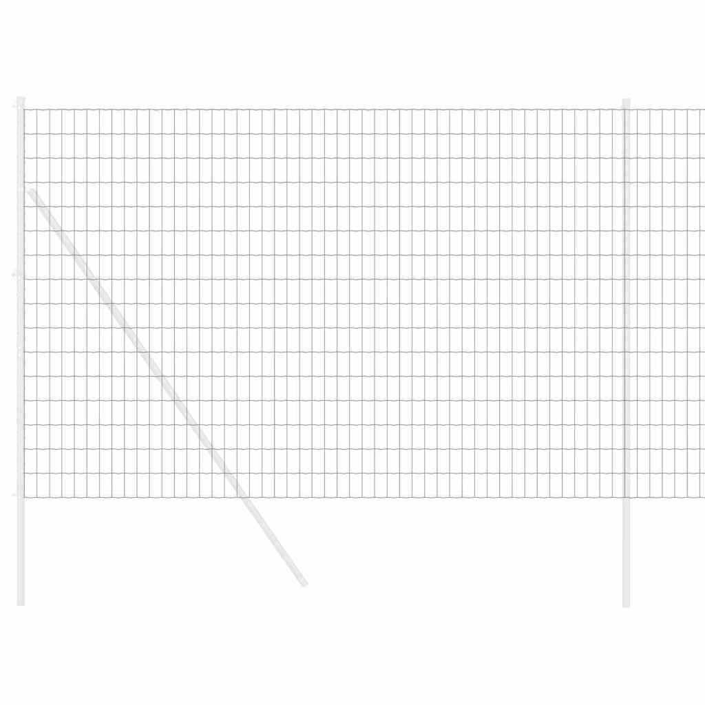 Recinzione Euro Grigio 1,5 x 10 m Ferro rivestito in PVC