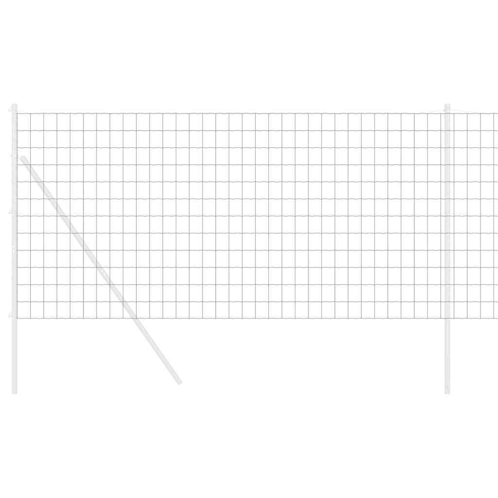 Recinzione Euro Grigio 1,2 x 10 m Ferro rivestito in PVC