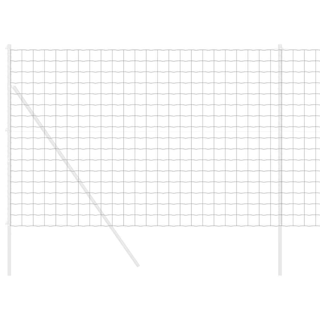Recinzione Euro Grigio 1,6 x 10 m Ferro rivestito in PVC