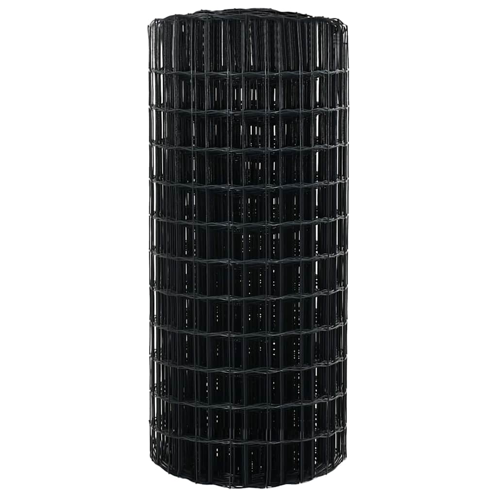 Recinzione Euro Grigio 0,4 x 25 m Ferro rivestito in PVC