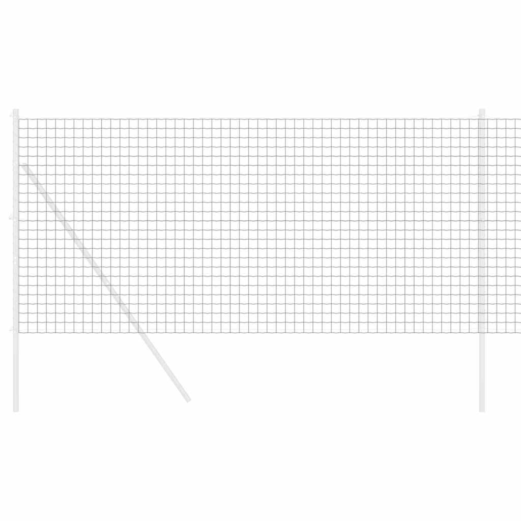 Recinzione Euro Grigio 1,2 x 25 m Ferro rivestito in PVC